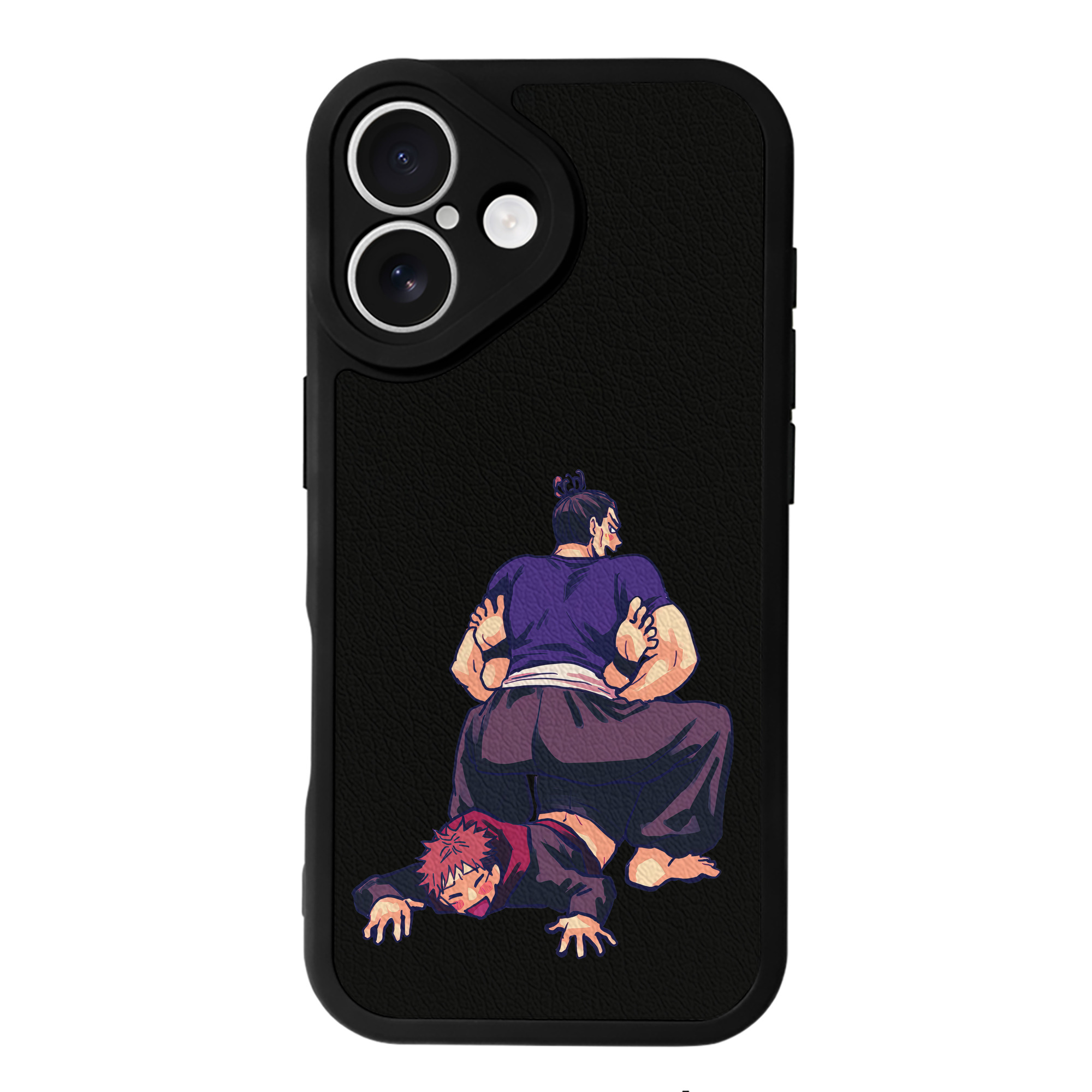 （画像用） 呪術廻戦 Jujutsu Kaisen 【iPhone 16シリーズ対応】シリコンスマホケース（レザー調） 材質：シリコン